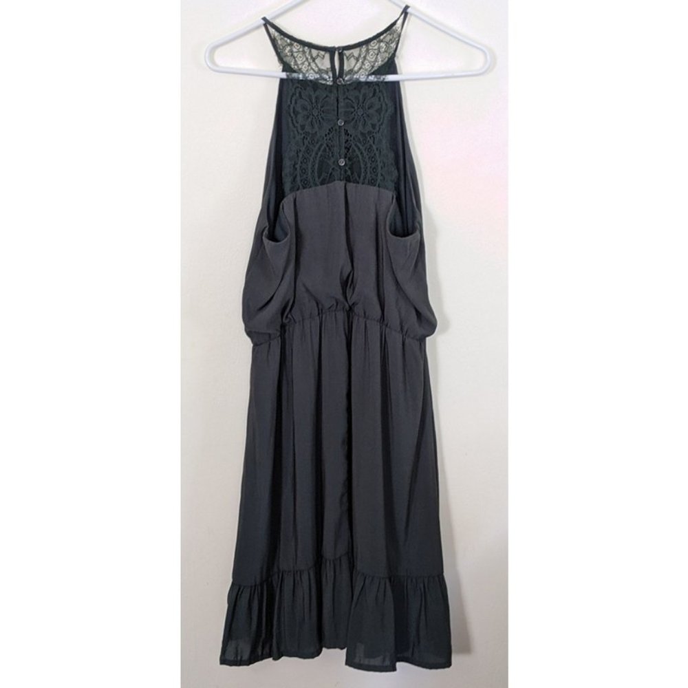 BOGO SALE! H&M Ruffled Dress with Button-Up Lace Detailing at Back, Size 10